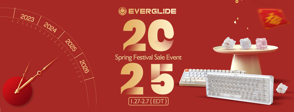 Everglide Spring Festival Sale: Save Big on Keyboards, Switches, & More!