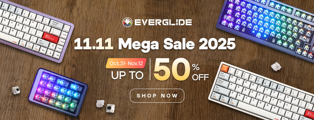 🕹️ EVERGLIDE 11.11 Mega Sale 2025: Up to 50% OFF