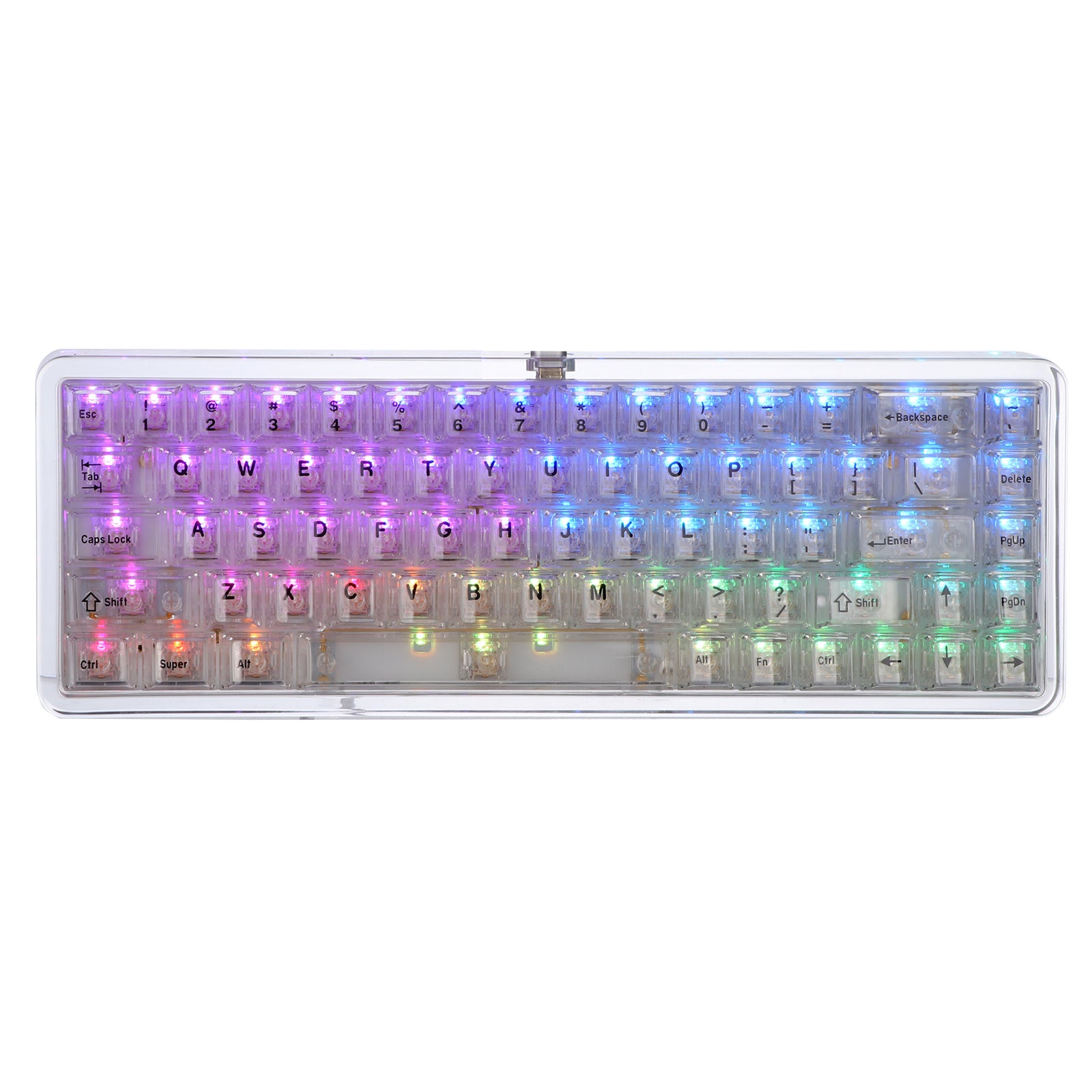 Everglide SK68 Acrylic Translucent Keyboard